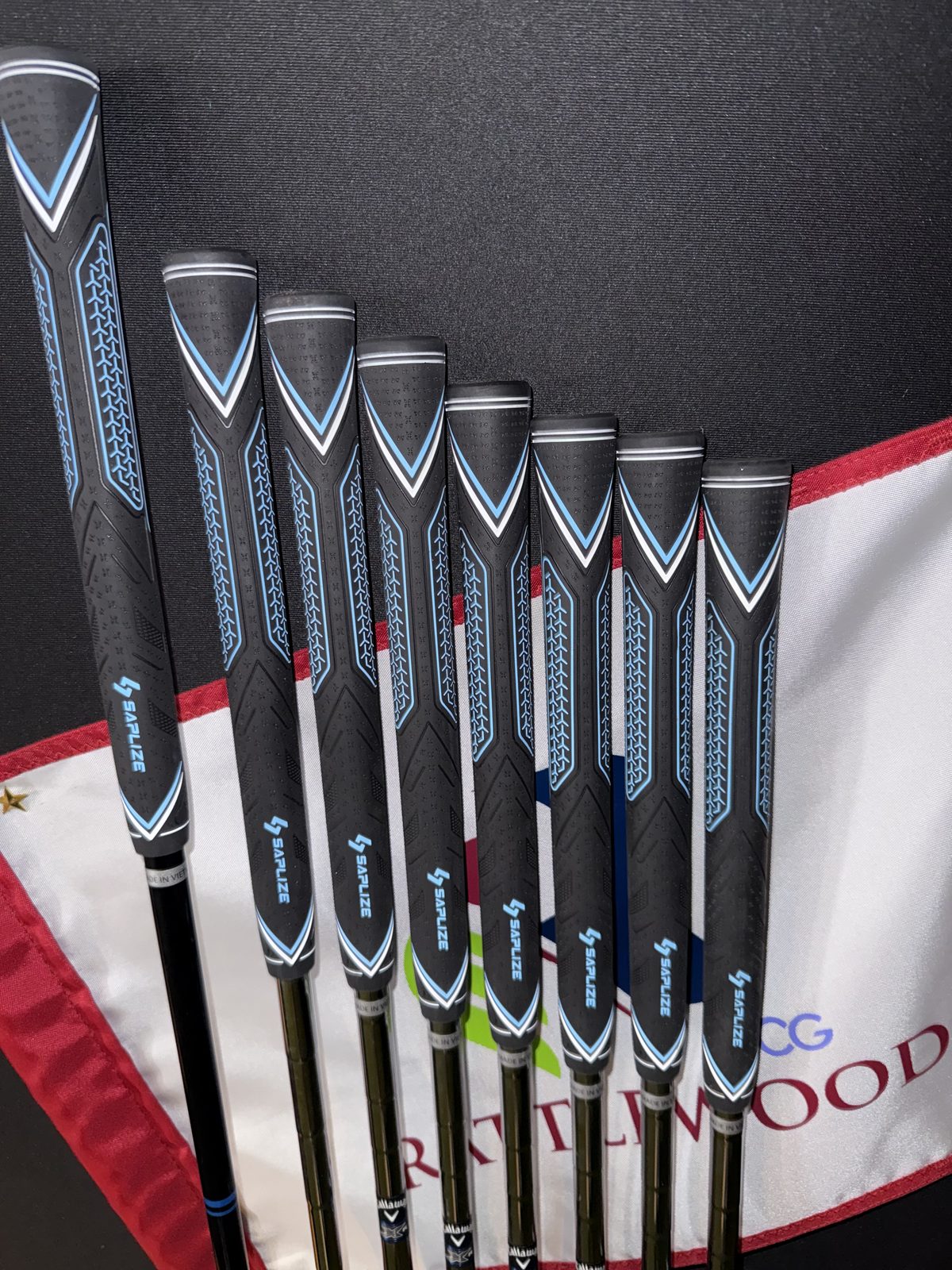 Golf grips before regripping