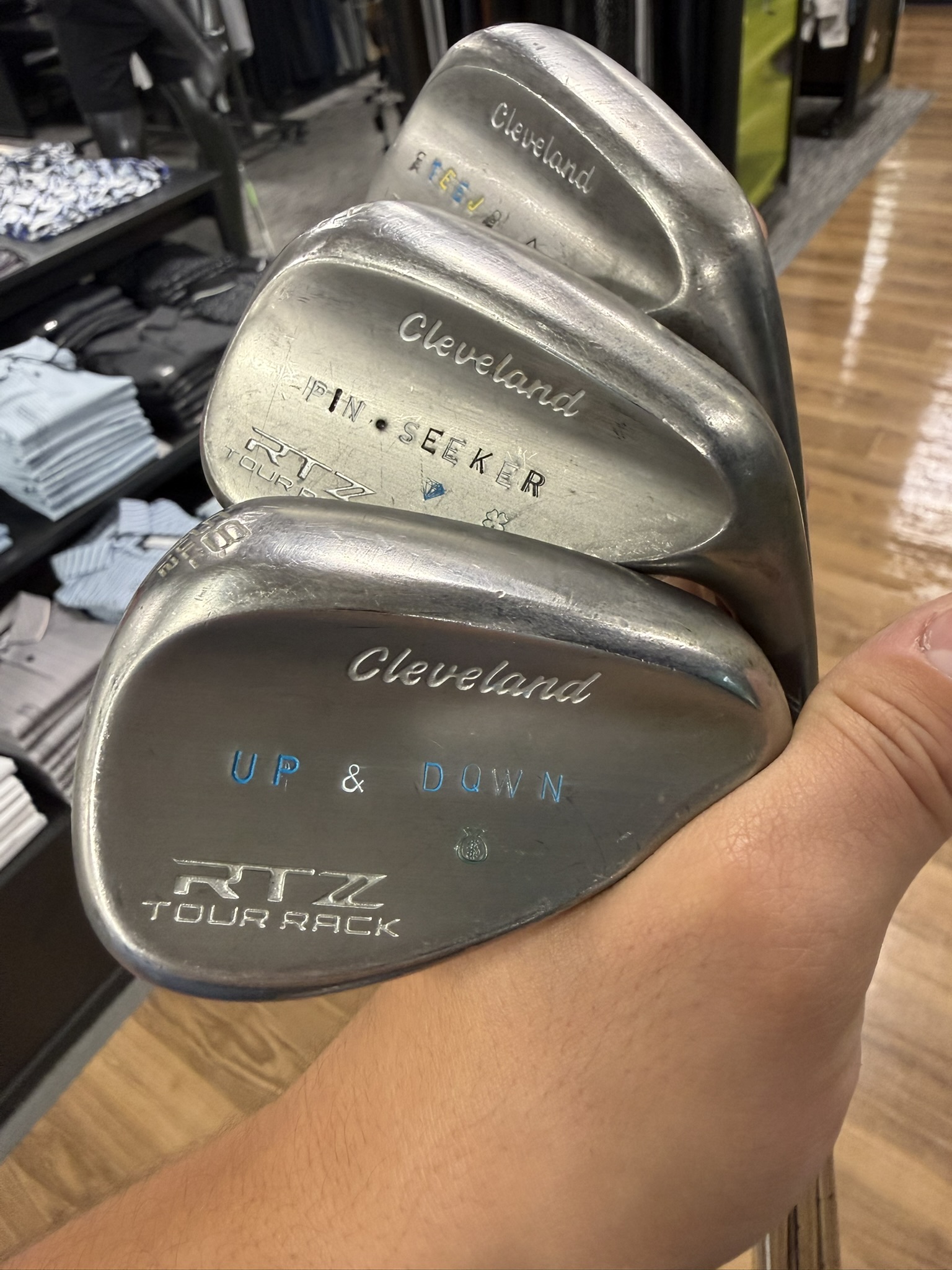 Custom stamped wedges